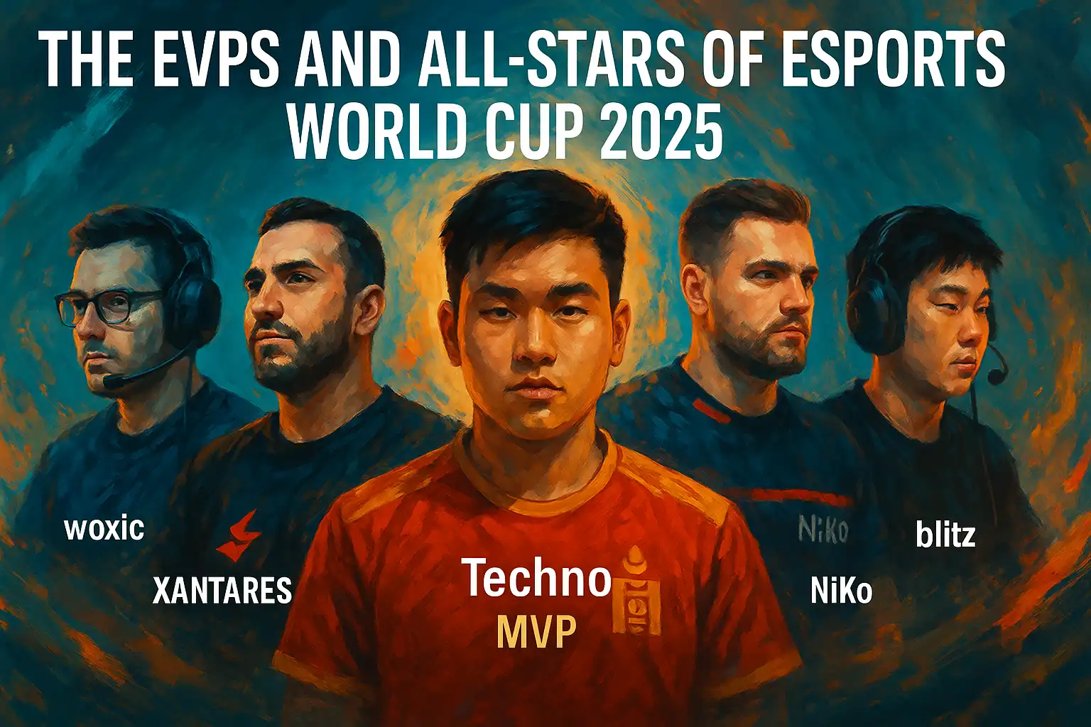 The EVPs and All-Stars of the Esports World Cup 2025