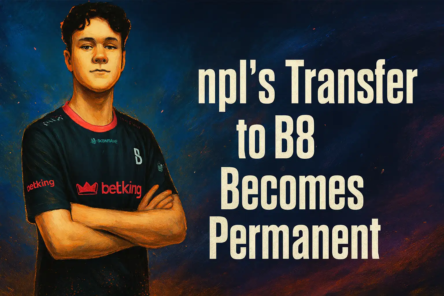 Andrii “npl” Kukharskyi’s move to B8 made permanent after a successful two-year spell