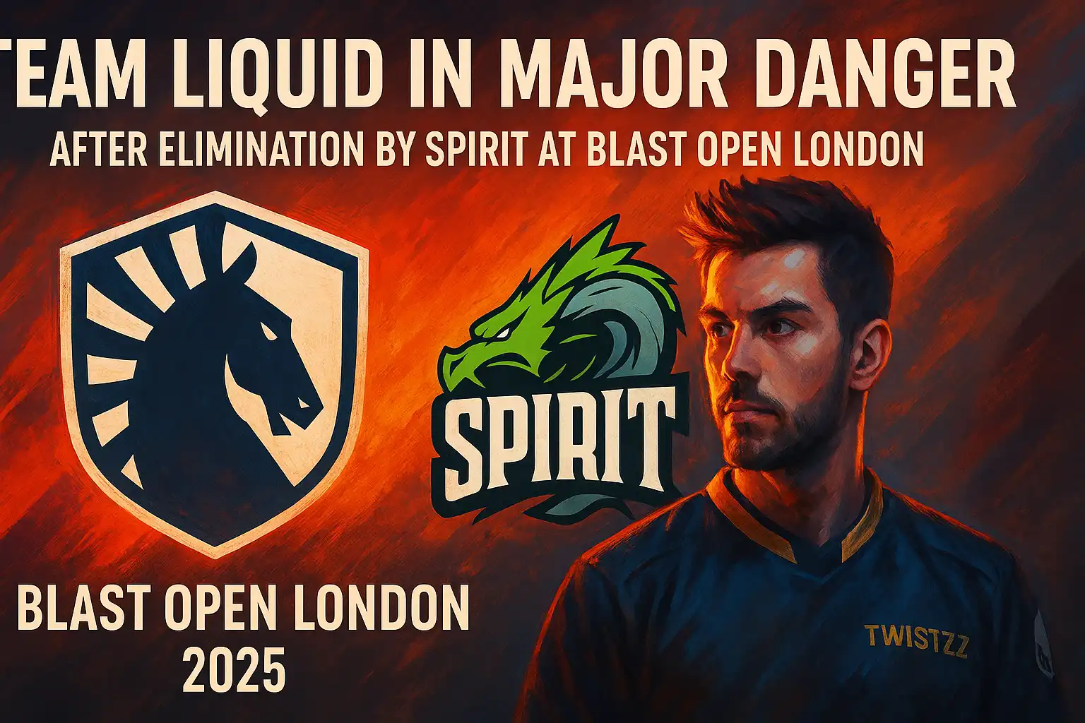 Team Liquid in Major Danger After Elimination by Spirit at BLAST Open London