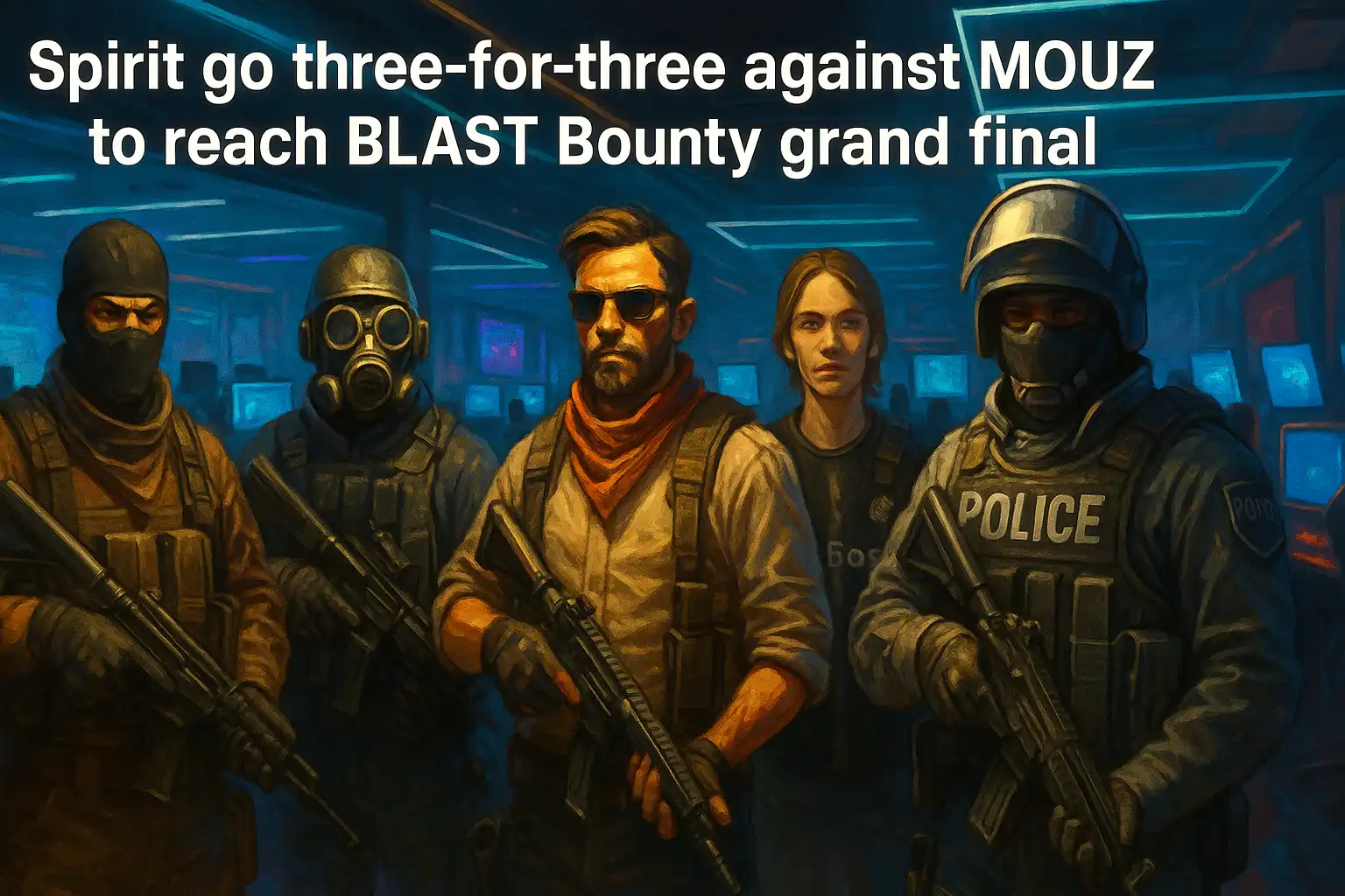 Spirit go three-for-three against MOUZ to reach BLAST Bounty grand final