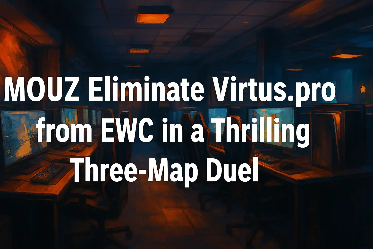MOUZ Eliminate Virtus.pro from EWC in a Thrilling Three-Map Duel