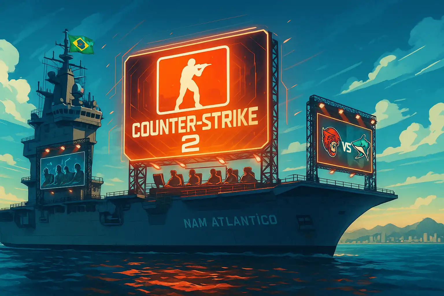 Counter-Strike 2 Tournament to Be Held Aboard a Brazilian Aircraft Carrier