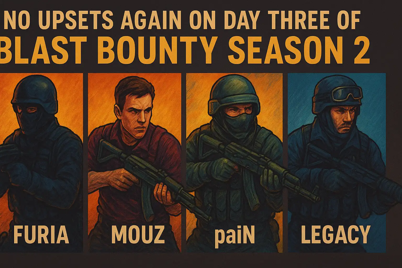 No Upsets Again on Day Three of BLAST Bounty Season 2