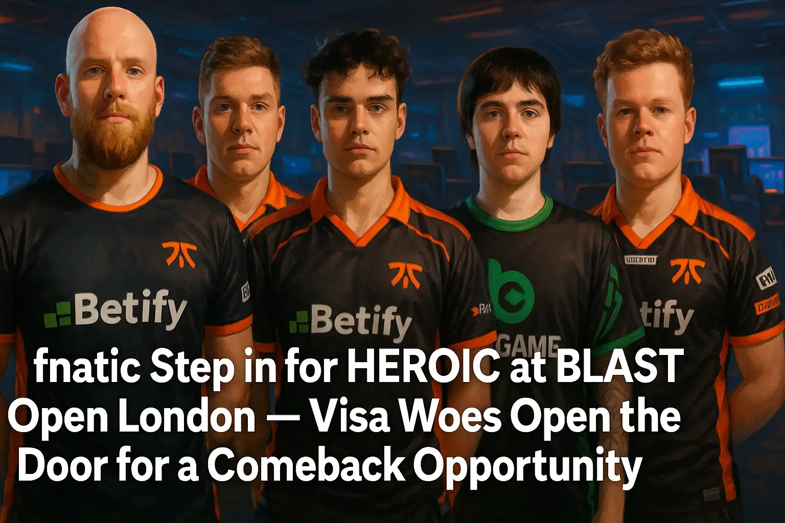 fnatic Step in for HEROIC at BLAST Open London — Visa Woes Open the Door for a Comeback Opportunity