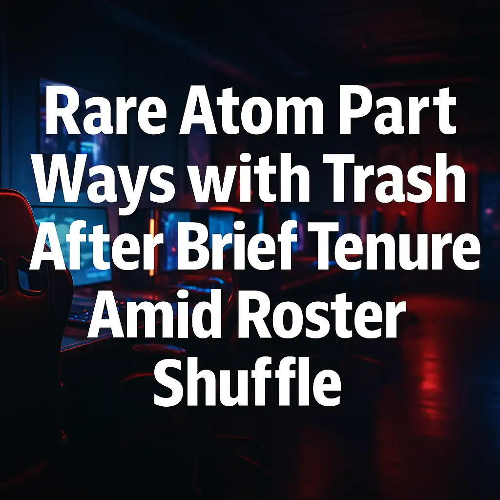 Rare Atom Part Ways with Trash After Brief Tenure Amid Roster Shuffle