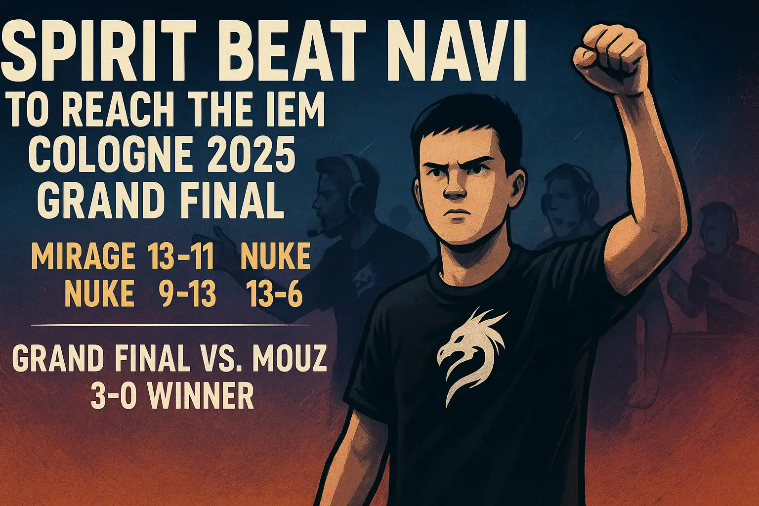 Spirit beat NAVI to reach the IEM Cologne 2025 grand final