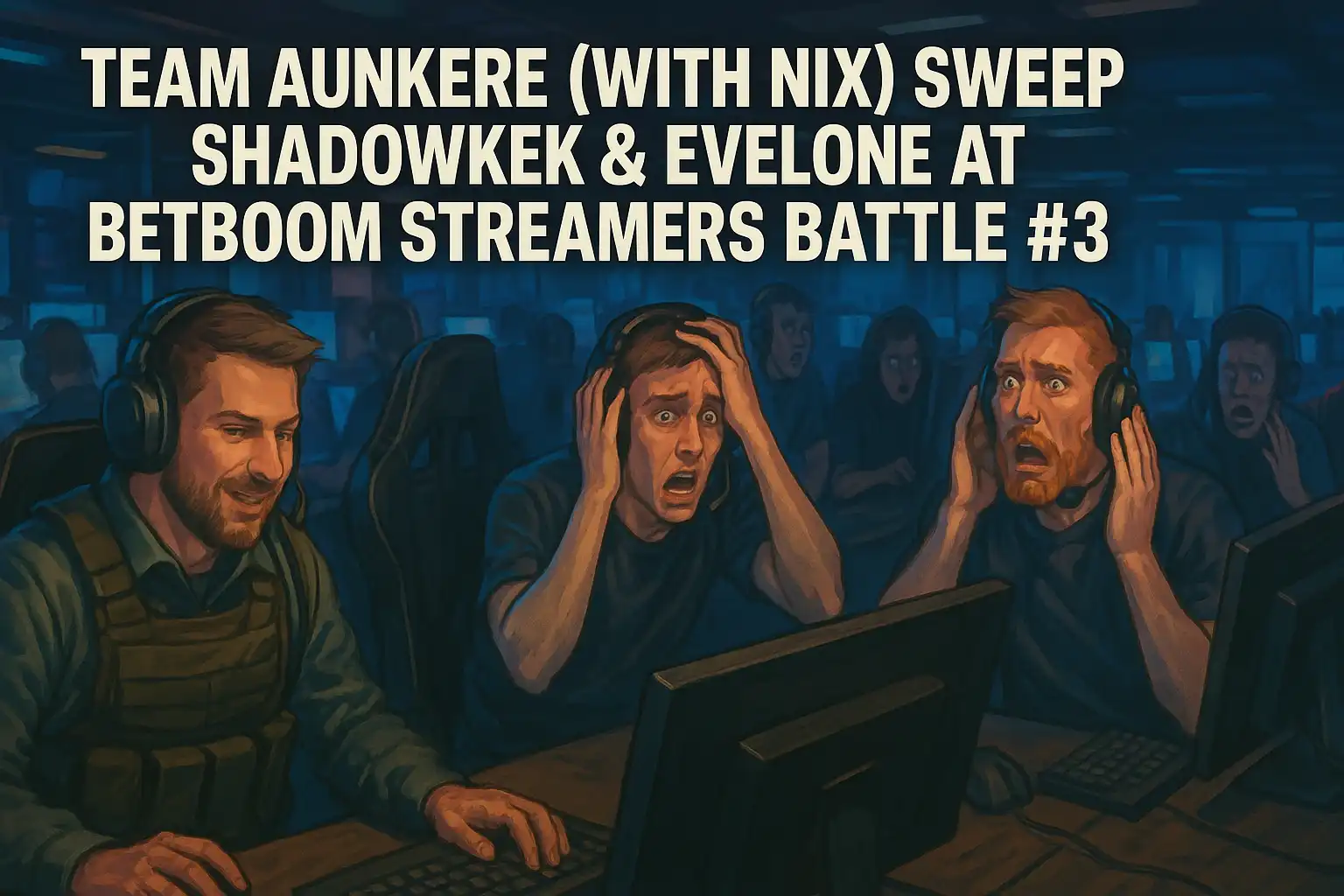 Aunkere & NiX’s squad narrowly overcome Shadowkek’s lineup at BetBoom Streamers Battle CS3