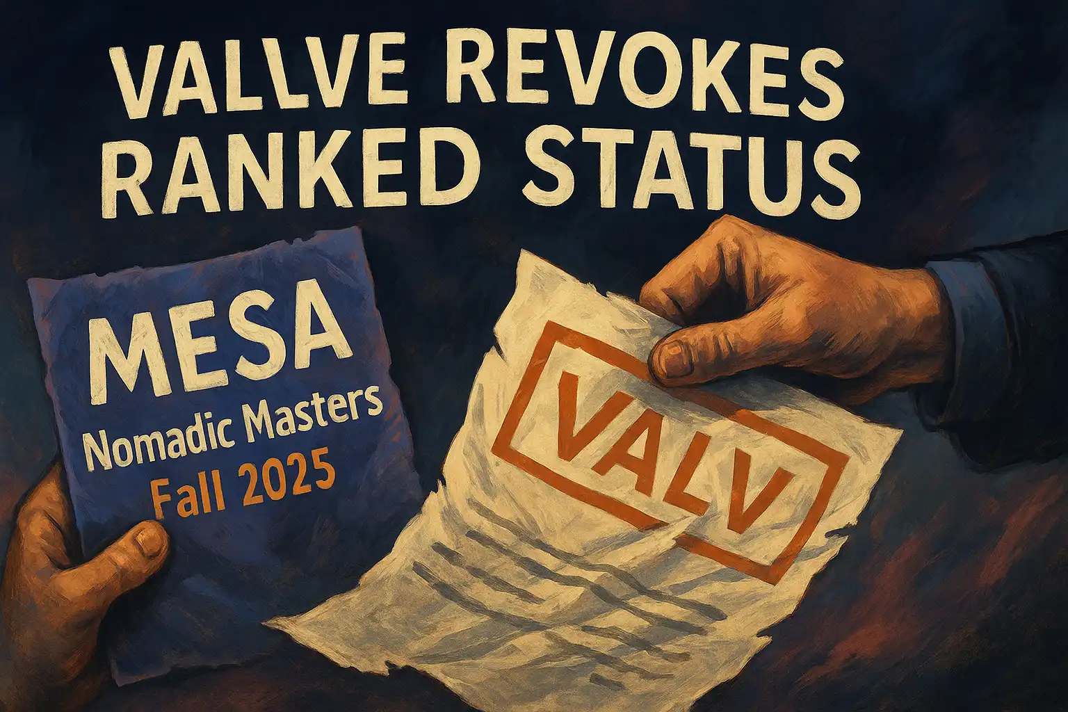 Valve Revokes Ranked Status of MESA Nomadic Masters Fall Over Operational Violations