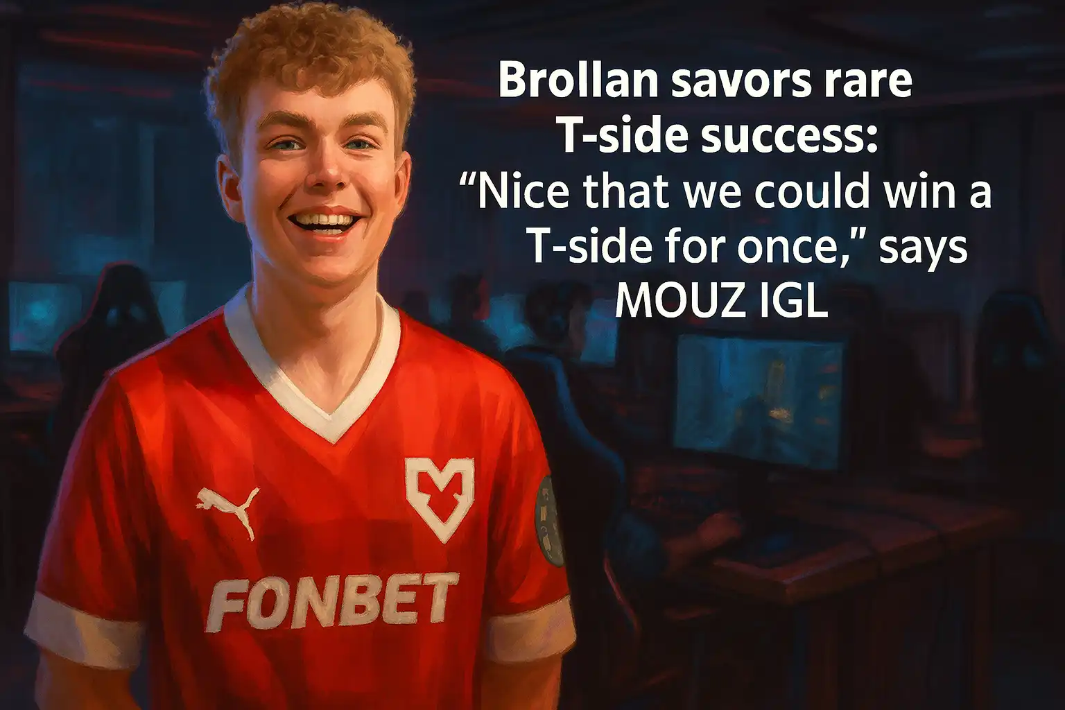 Brollan savors rare T-side success: “Nice that we could win a T-side for once,” says MOUZ IGL