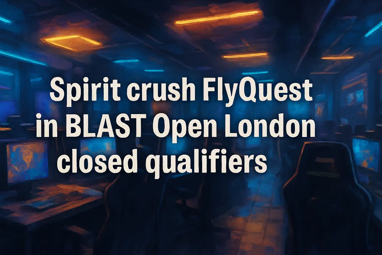 Spirit crush FlyQuest in BLAST Open London closed qualifiers