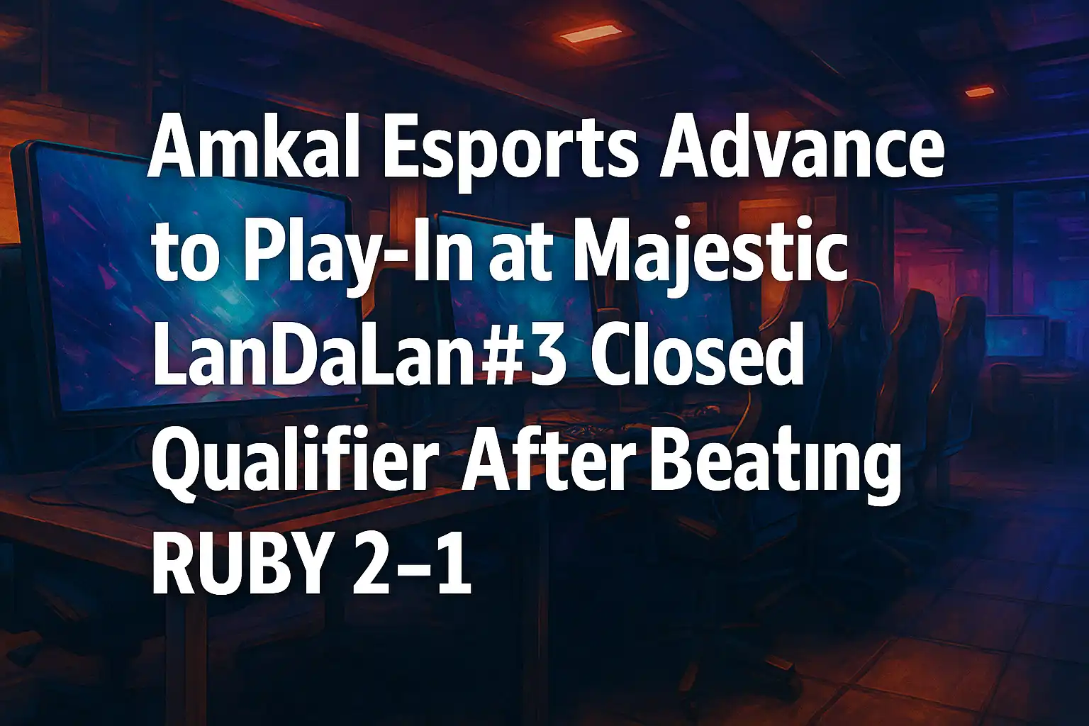 Amkal Esports Advance to Play-In at Majestic LanDaLan #3 Closed Qualifier After Beating RUBY 2–1