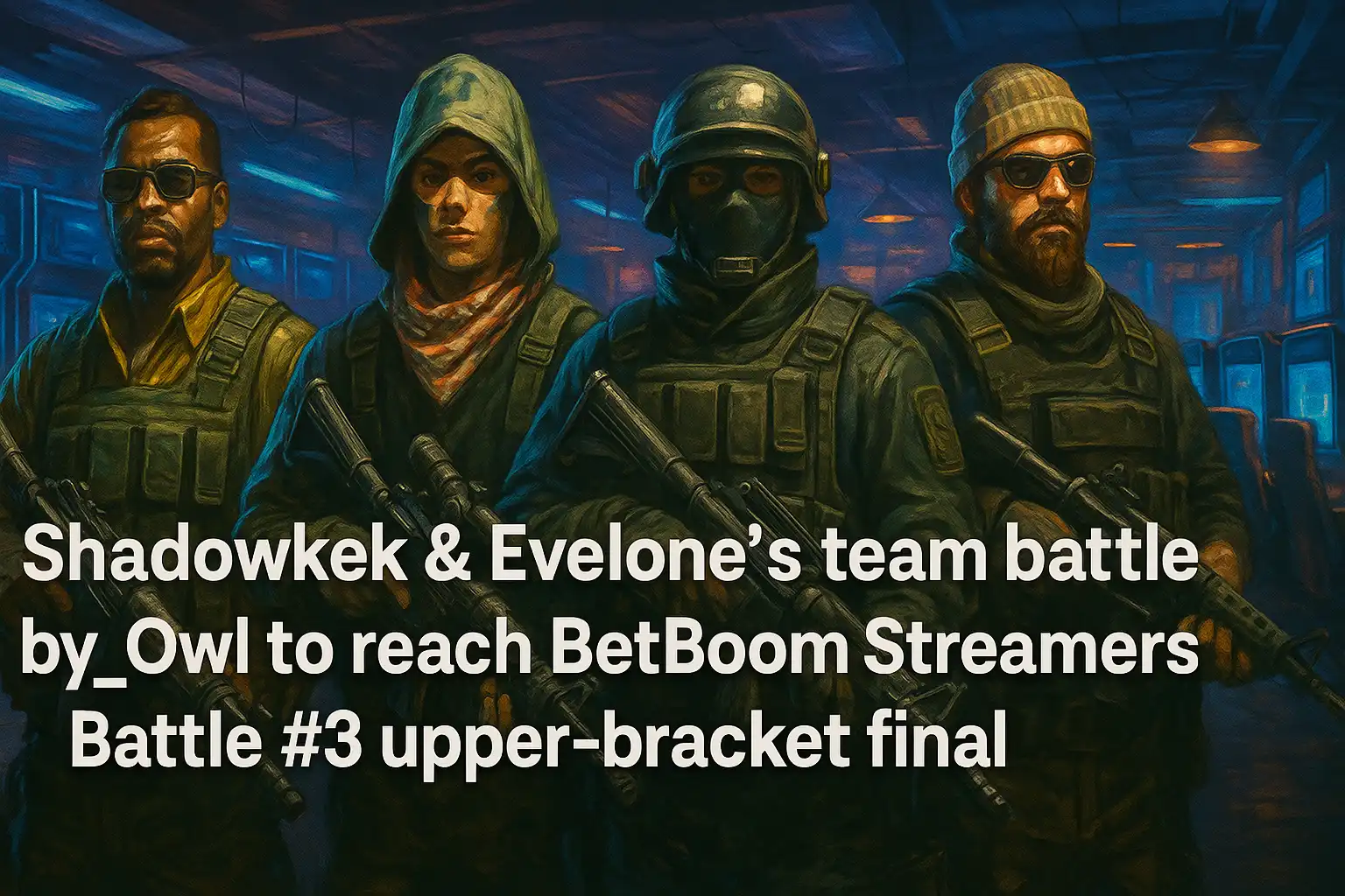 Shadowkek & Evelone’s team battle by_Owl to reach BetBoom Streamers Battle #3 upper-bracket final