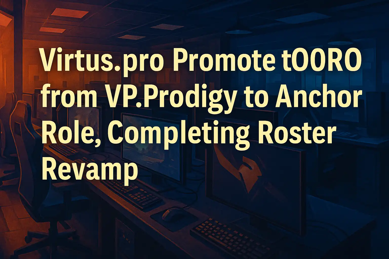 Virtus.pro Promote tO0RO from VP.Prodigy to Anchor Role, Completing Roster Revamp