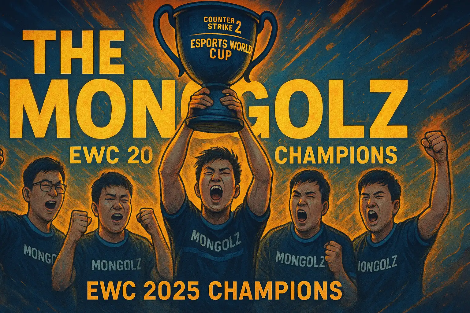 The MongolZ Crowned EWC 2025 Champions—A Milestone for Mongolian CS2 Esports